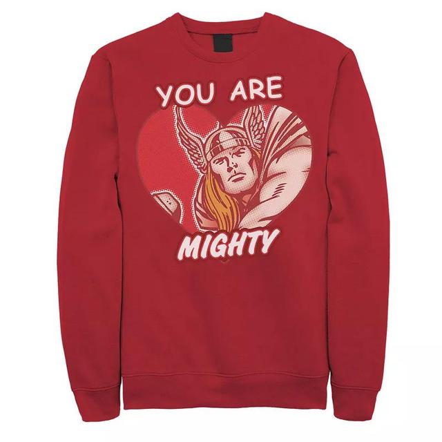 Mens Marvel Mighty Heart Comic Sweatshirt Product Image