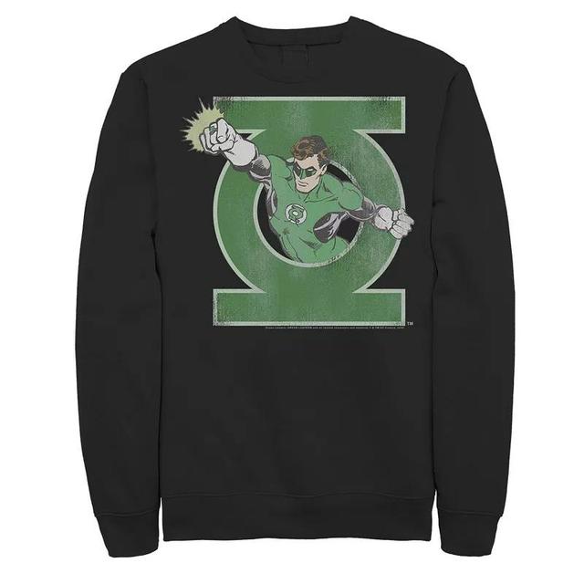 Mens DC Comics Green Lantern Breakthrough Logo Sweatshirt Product Image