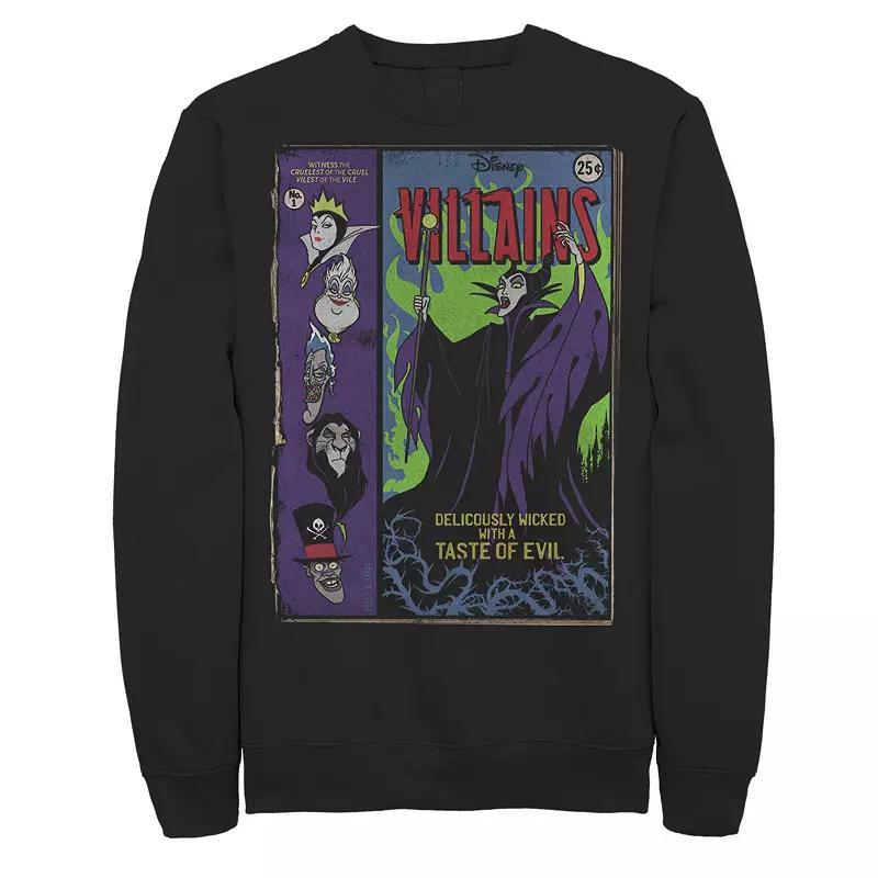 Mens Disney Villains Deliciously Wicked Comic Sweatshirt Product Image