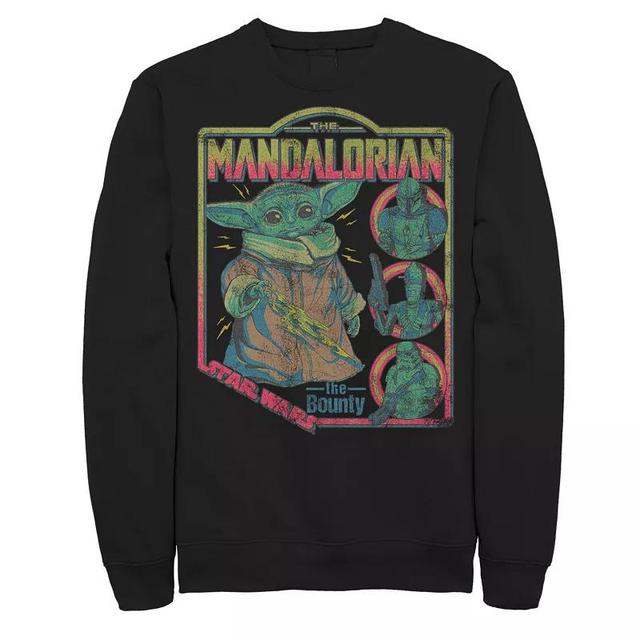 Mens Star Wars The Mandalorian The Child Bounty Comic Cover Graphic Fleece Sweatshirt Product Image