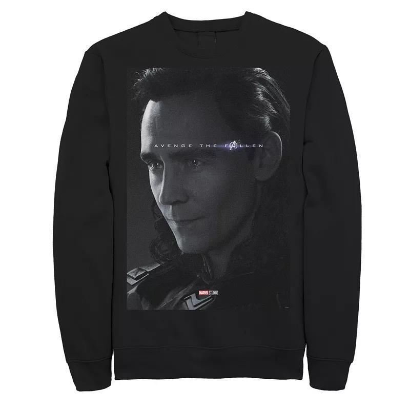 Mens Marvel Avengers Endgame Loki Avenge The Fallen Poster Tee Product Image