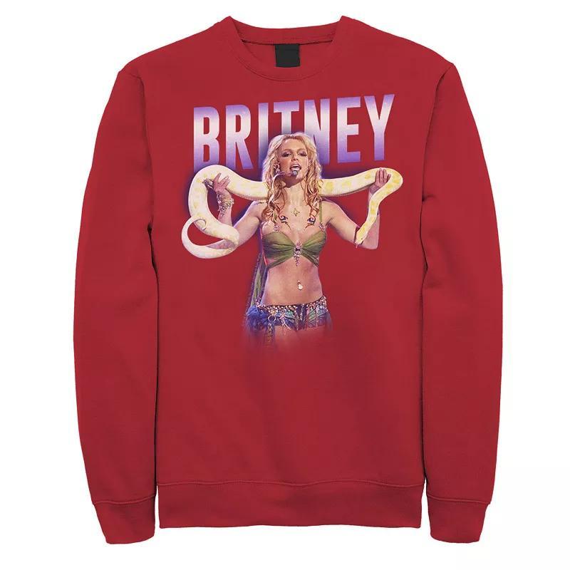 Mens Britney Spears Snake Portrait Sweatshirt Blue Product Image