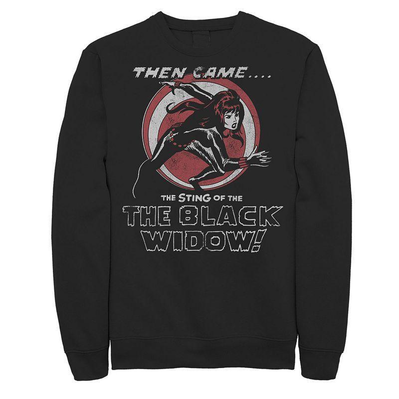 Mens Marvel Vintage Widow Sweatshirt Product Image