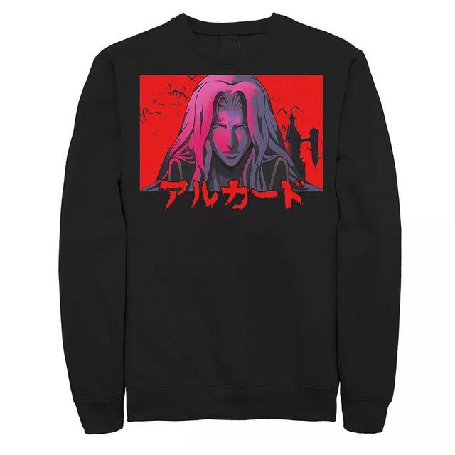 Mens Netflix Castlevania Alucard Portrait Sweatshirt Black Product Image