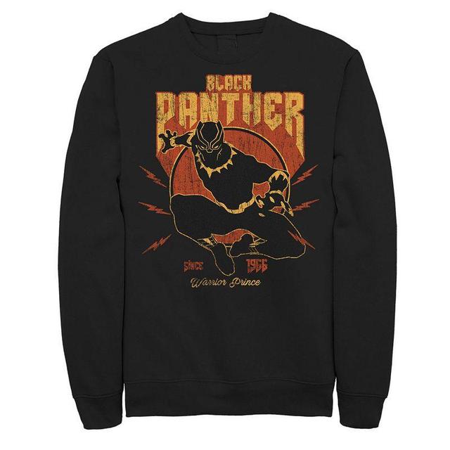 Mens Marvel Panther Since 1966 Retro Vintage Sweatshirt Product Image