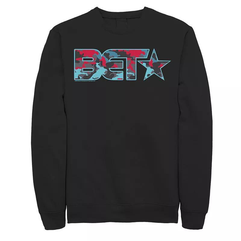 Mens BET Bright Camouflage Logo Sweatshirt Product Image