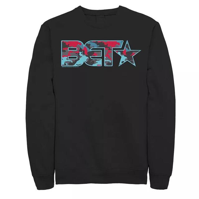 Mens BET Bright Camouflage Logo Sweatshirt Product Image