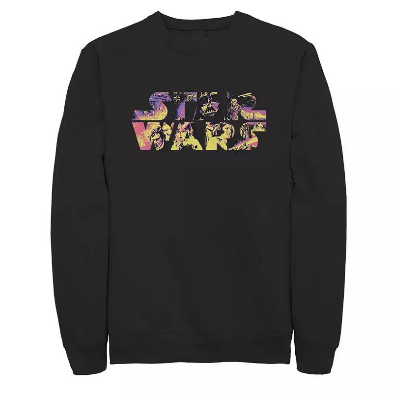 Big & Tall Star Wars The Mandalorian Sumi Ink Portrait Fleece Sweatshirt, Mens Product Image