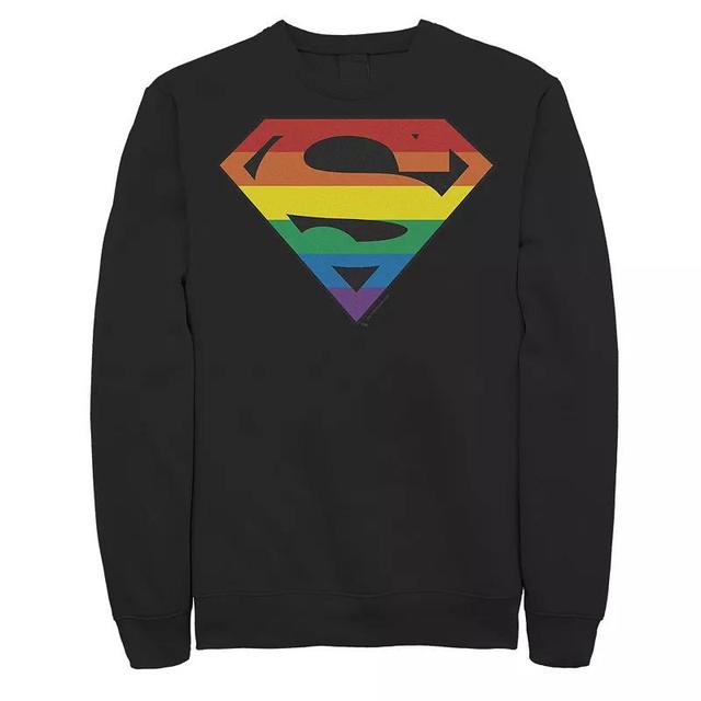 Mens DC Comics Superman Tropical Logo Sweatshirt Product Image