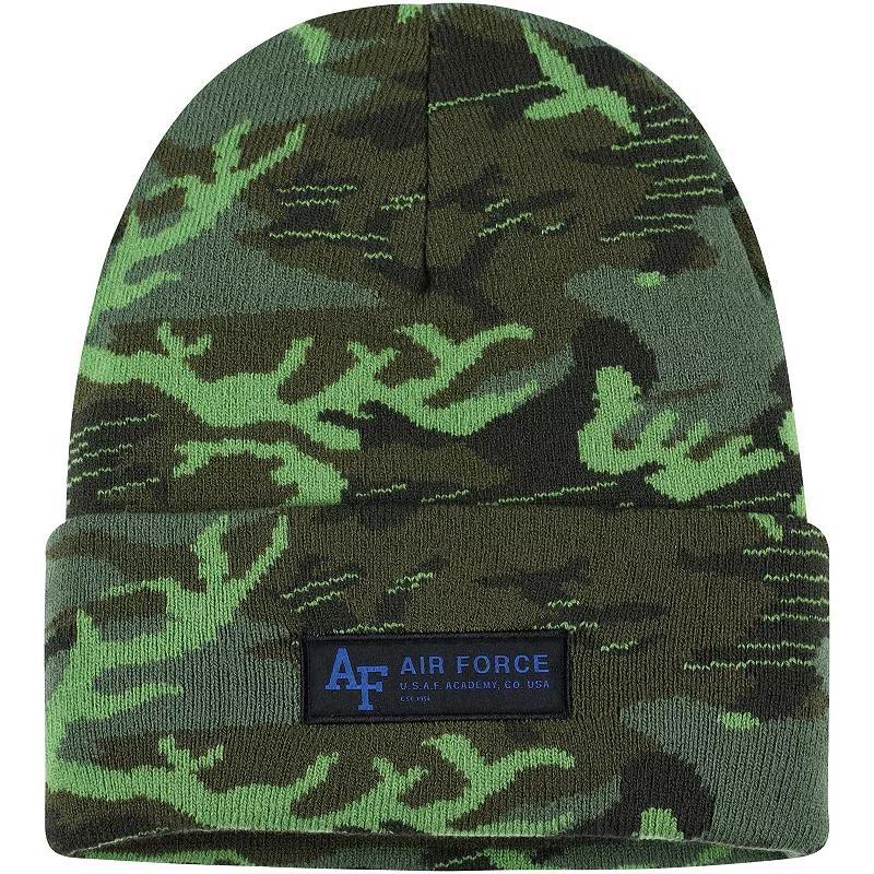 Mens Nike Camo Air Force Falcons Veterans Day Cuffed Knit Hat Product Image