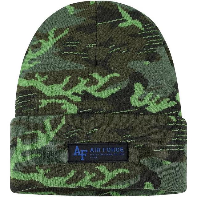 Mens Nike Camo Air Force Falcons Veterans Day Cuffed Knit Hat Product Image