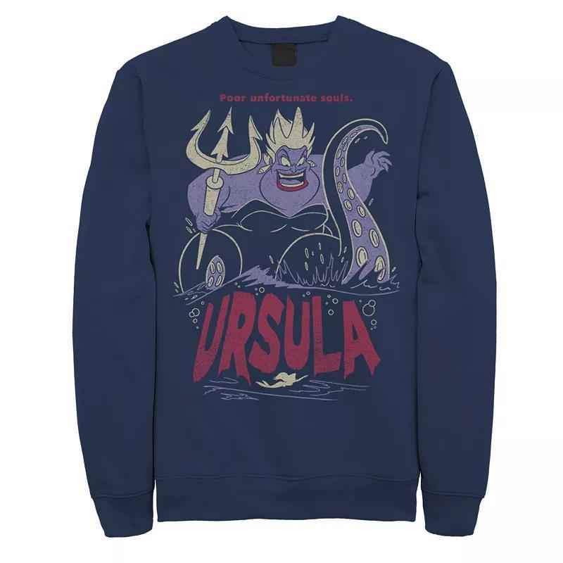 Disneys The Little Mermaid Ursula Mens Sweatshirt Blue Product Image