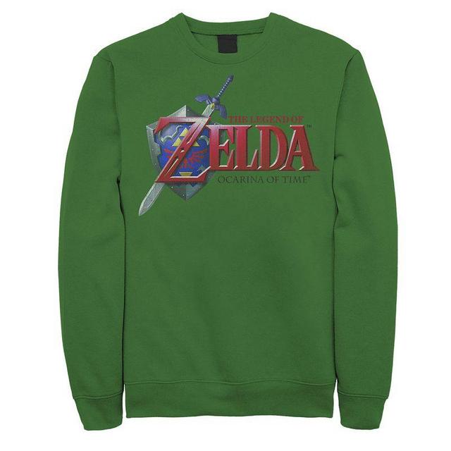 Mens Nintendo The Legend Of Zelda Ocarina Of Time Logo Sweatshirt Product Image