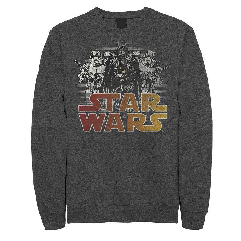 Mens Star Wars Dark Group Sweatshirt Dark Grey Product Image