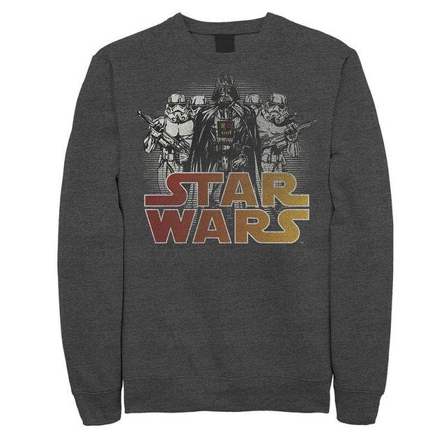 Mens Star Wars Dark Group Sweatshirt Grey Heather Product Image