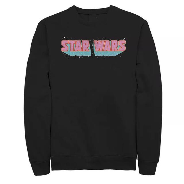 Big & Tall Star Wars Comic Logo Sweatshirt, Mens Product Image