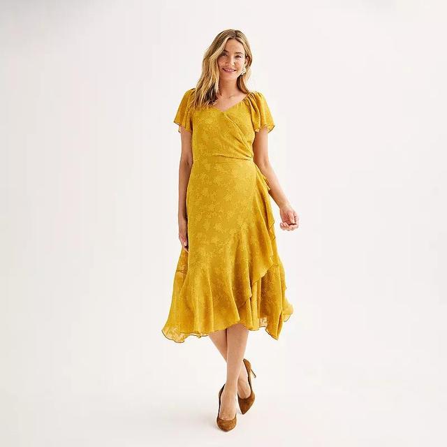 Womens Nanette Lepore Wrap Style Bella Dobby Dress Product Image