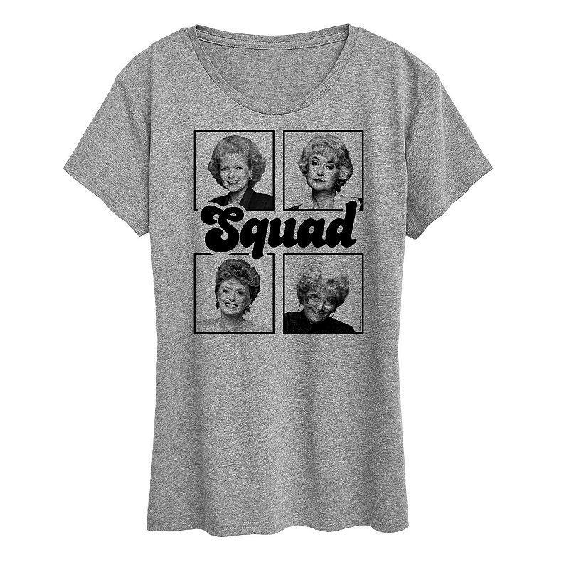 Womens Golden Girls Squad Graphic Tee, Girls Grey Gray Product Image