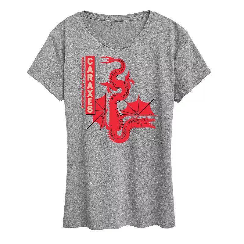 Womens House of the Dragon Caraxes Dragon Graphic Tee Product Image