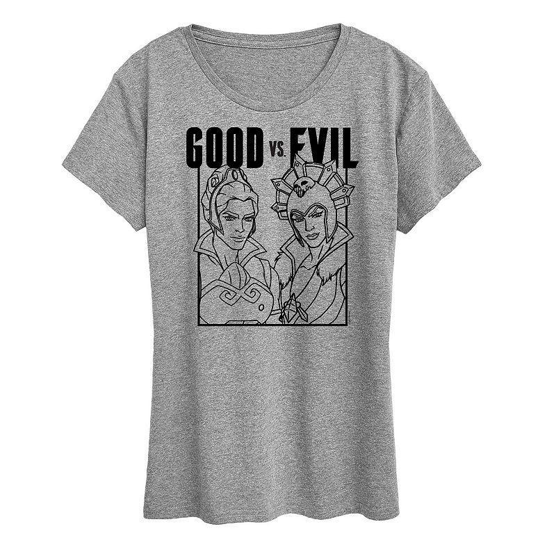 Womens Masters of the Universe Good Evil Graphic Tee Product Image