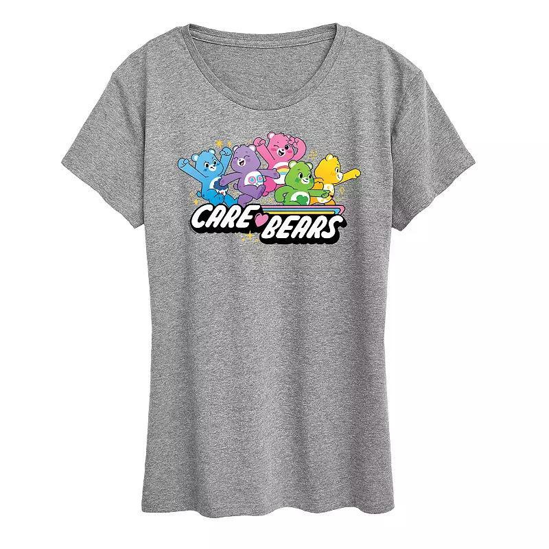 Womens Care Bears Unlock The Magic Logo Group Graphic Tee Product Image