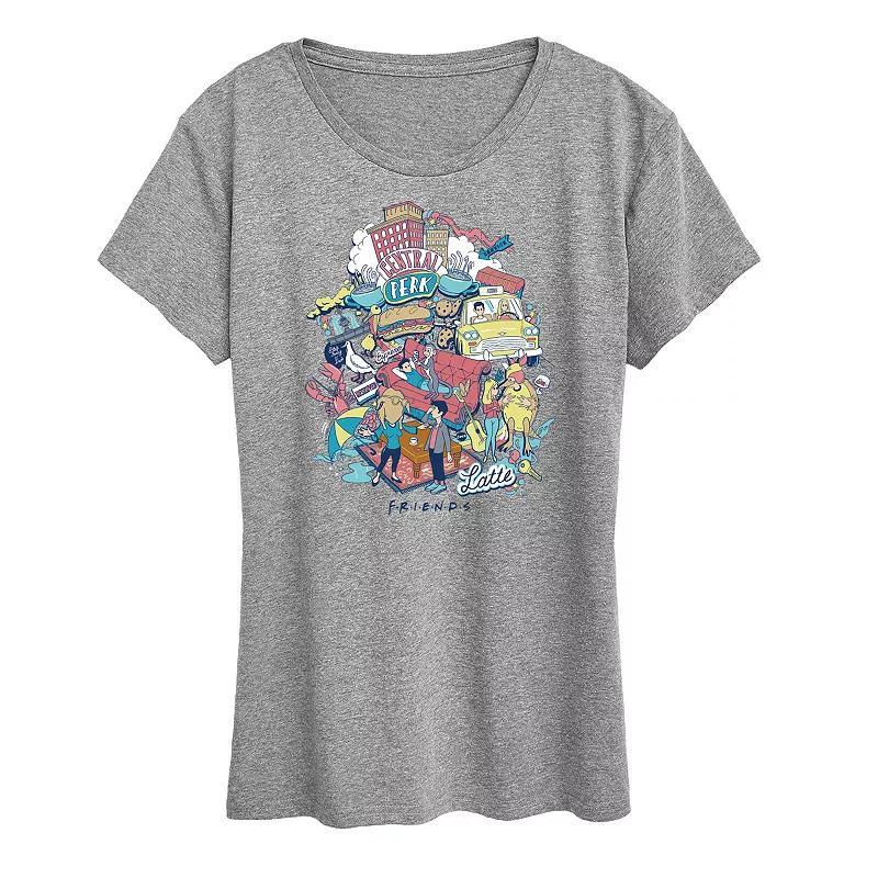 Womens Team USA Graphic Tee Grey Gray Product Image