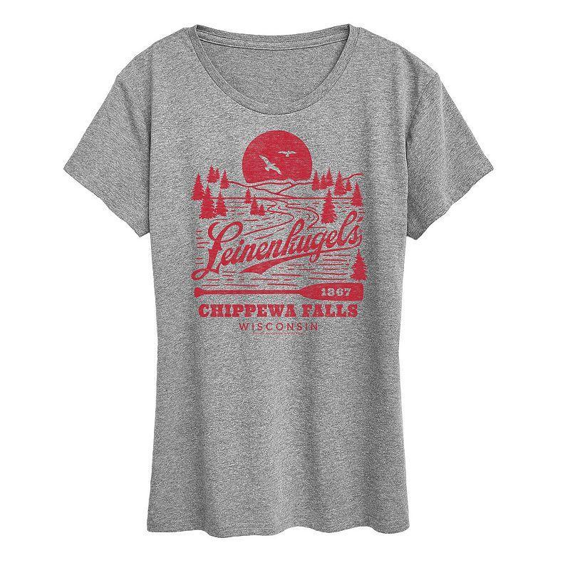 Womens Leinenkugels Outdoor Scene Graphic Tee Black Product Image