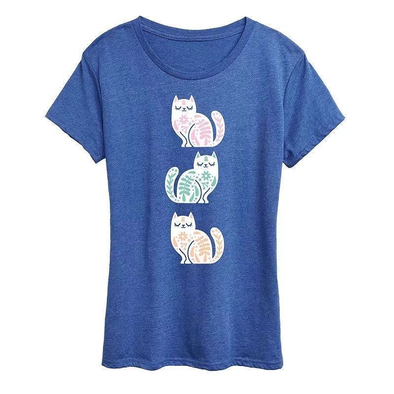 Womens Scandinavian Cats Flowy Tee Product Image