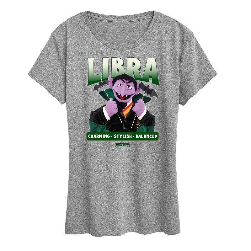 Womens Sesame Street Count von Count Libra Graphic Tee Product Image