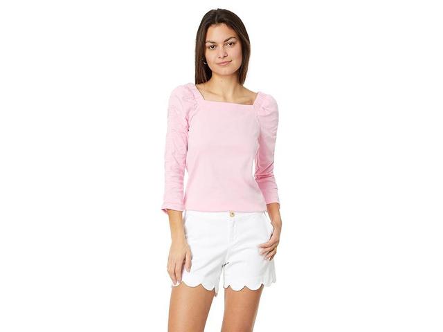 Lilly Pulitzer Sirah Knit Top (Conch Shell ) Women's Clothing Product Image