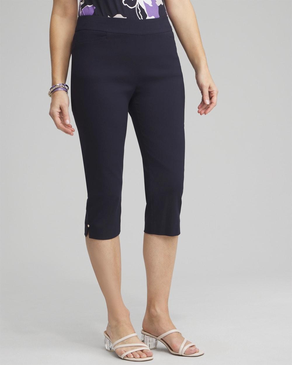 Petite Brigitte Rivet Capris Product Image