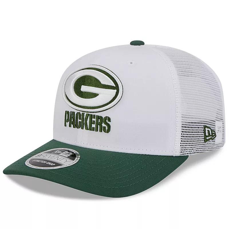 Mens New Era /Green Green Bay Packers 2024 NFL Training Camp 9SEVENTY Trucker Hat Product Image