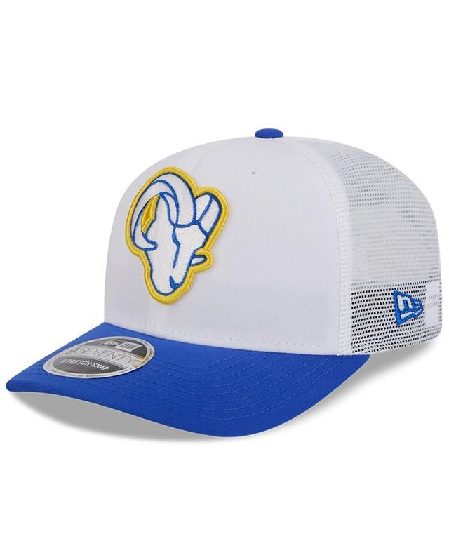 New Era Mens White Los Angeles Rams 2024 Nfl Training Camp 9SEVENTY Trucker Hat - White Product Image