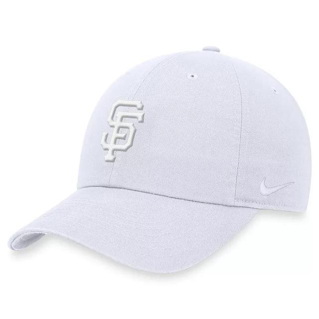 Nike Mens White San Francisco Giants Club Adjustable Hat Product Image