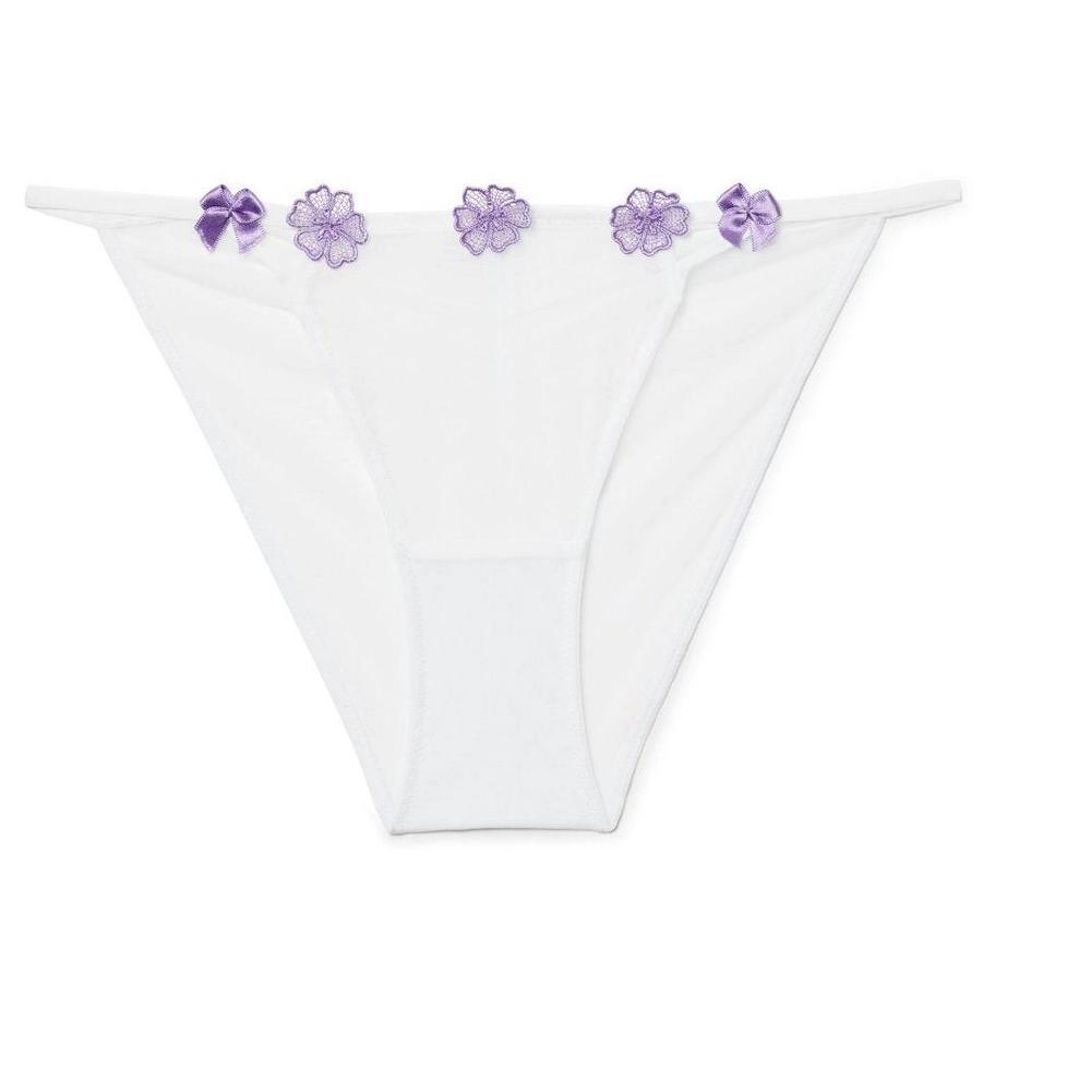 Adore Me Women's Meadow Bikini Panty M / Bright White. Product Image