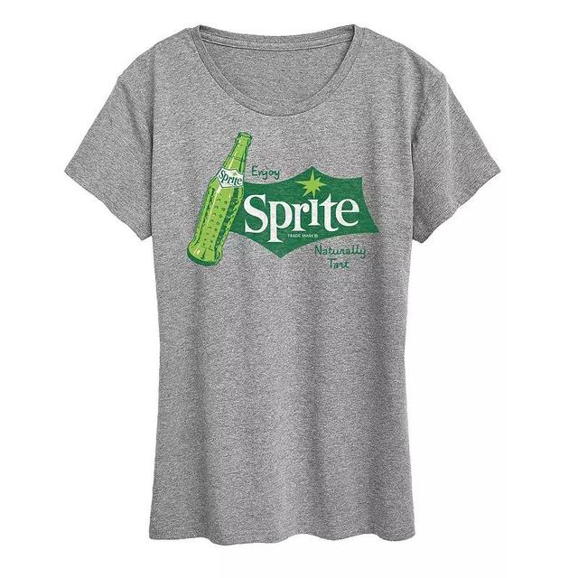 Womens Sprite Naturally Tart Graphic Tee Grey Gray Product Image