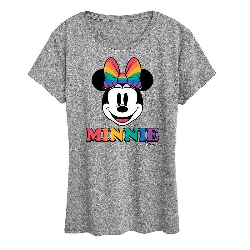 Disneys Minnie Mouse Womens Pride Graphic Tee Product Image