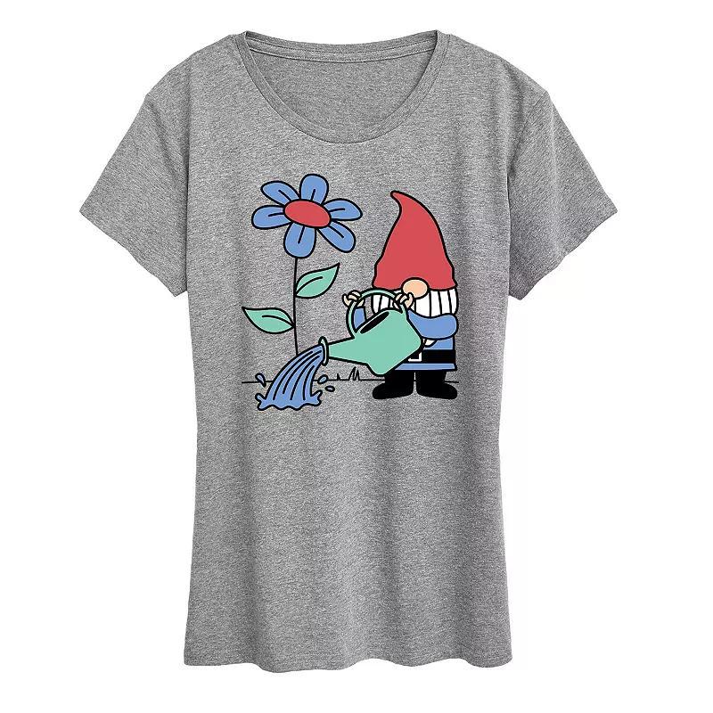 Womens Gardening Gnome Graphic Tee Product Image