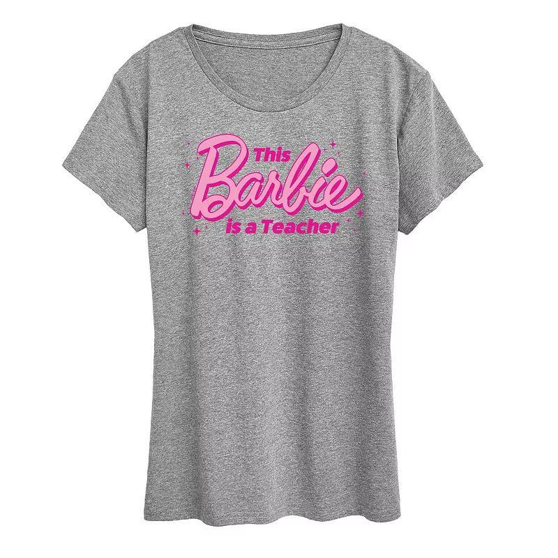 Womens Barbie This Barbie Is A Teacher Graphic Tee, Girls Product Image