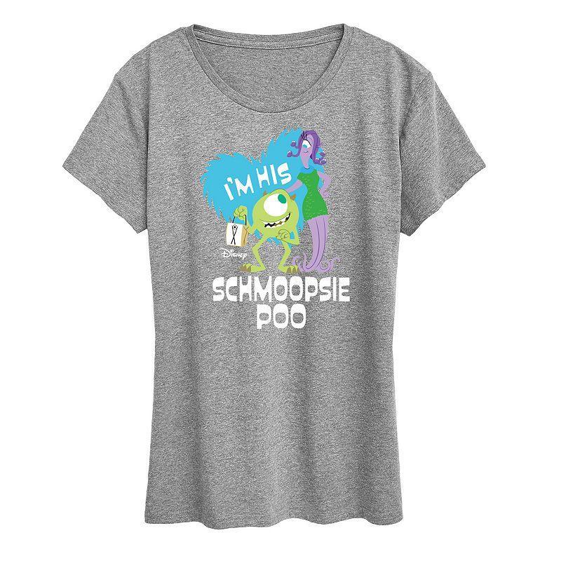 Womens Sesame Street Logo Repeated Graphic Tee Grey Gray Product Image