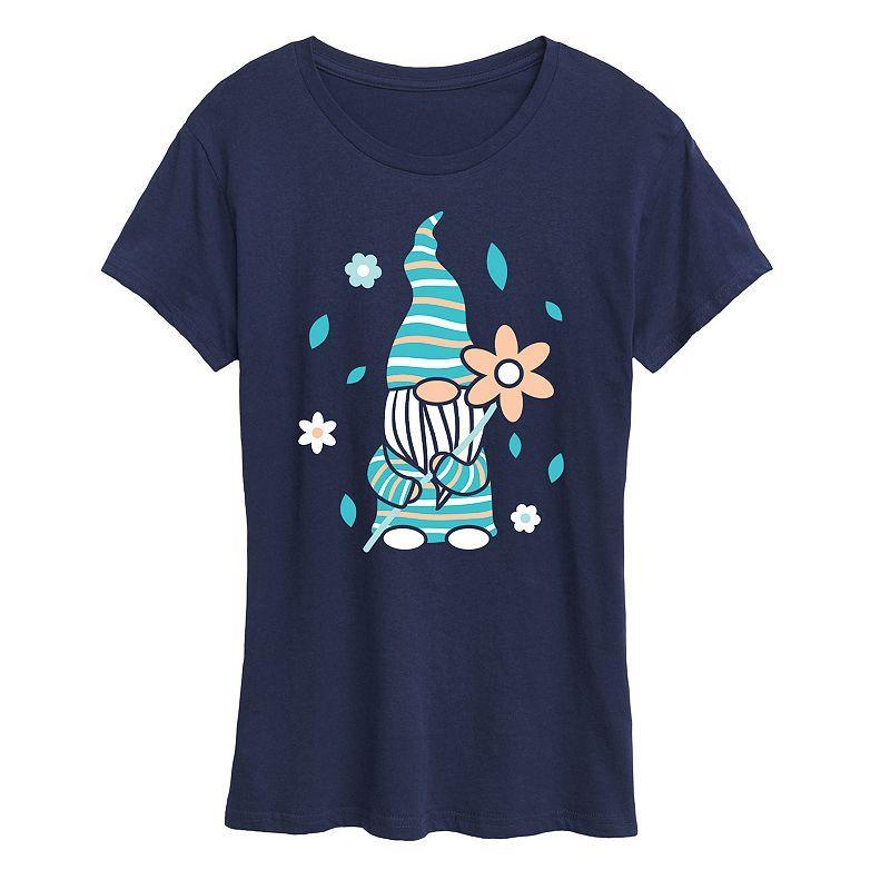 Womens Scandinavian Garden Gnome Graphic Tee Product Image