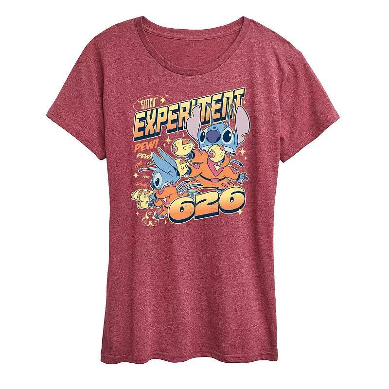 Disneys Lilo & Stitch Womens Experiment 626 Graphic Tee Product Image