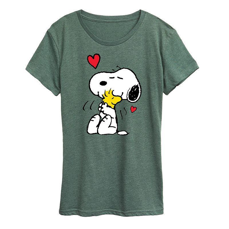 Womens Peanuts Lots Of Love Graphic Tee, Girls Product Image