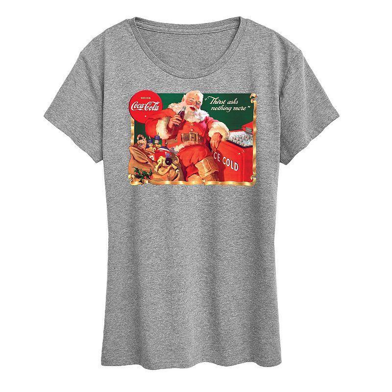 Plus Size Coca Cola Ice Cooler Graphic Tee, Girls Product Image