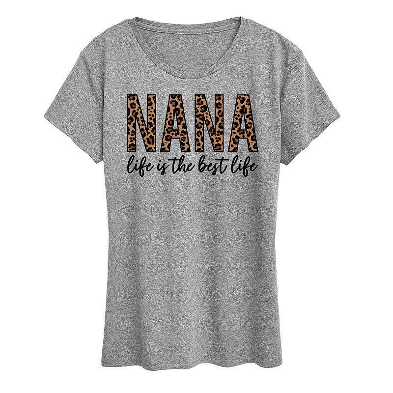 Womens Nana Life Is The Best Life Graphic Tee Product Image