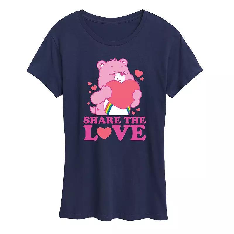 Womens Care Bears Share The Love Graphic Tee Product Image