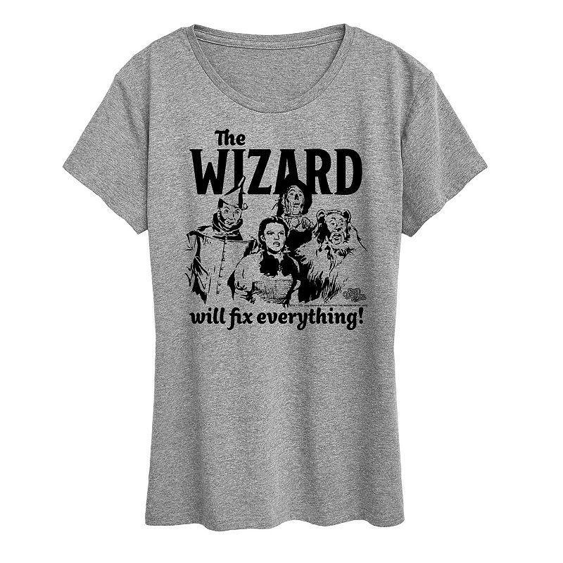 Womens The Wizard Of Oz The Wizard Graphic Tee Product Image