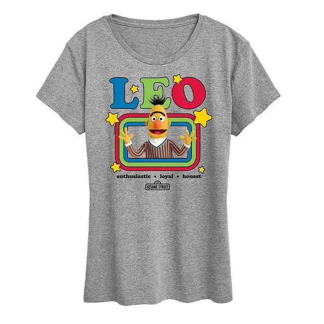 Womens Sesame Street Bert Leo Graphic Tee Product Image