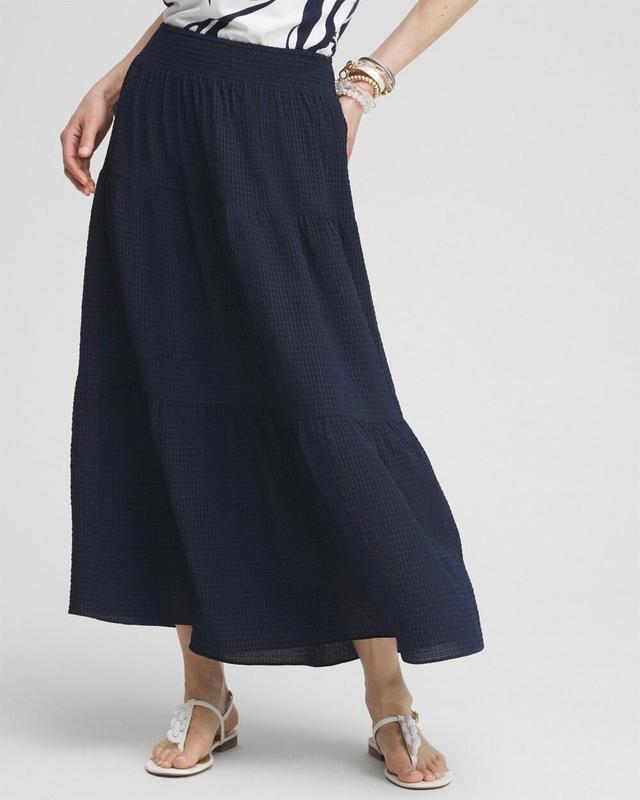 Women's Smocked Waist Tiered Skirt Product Image