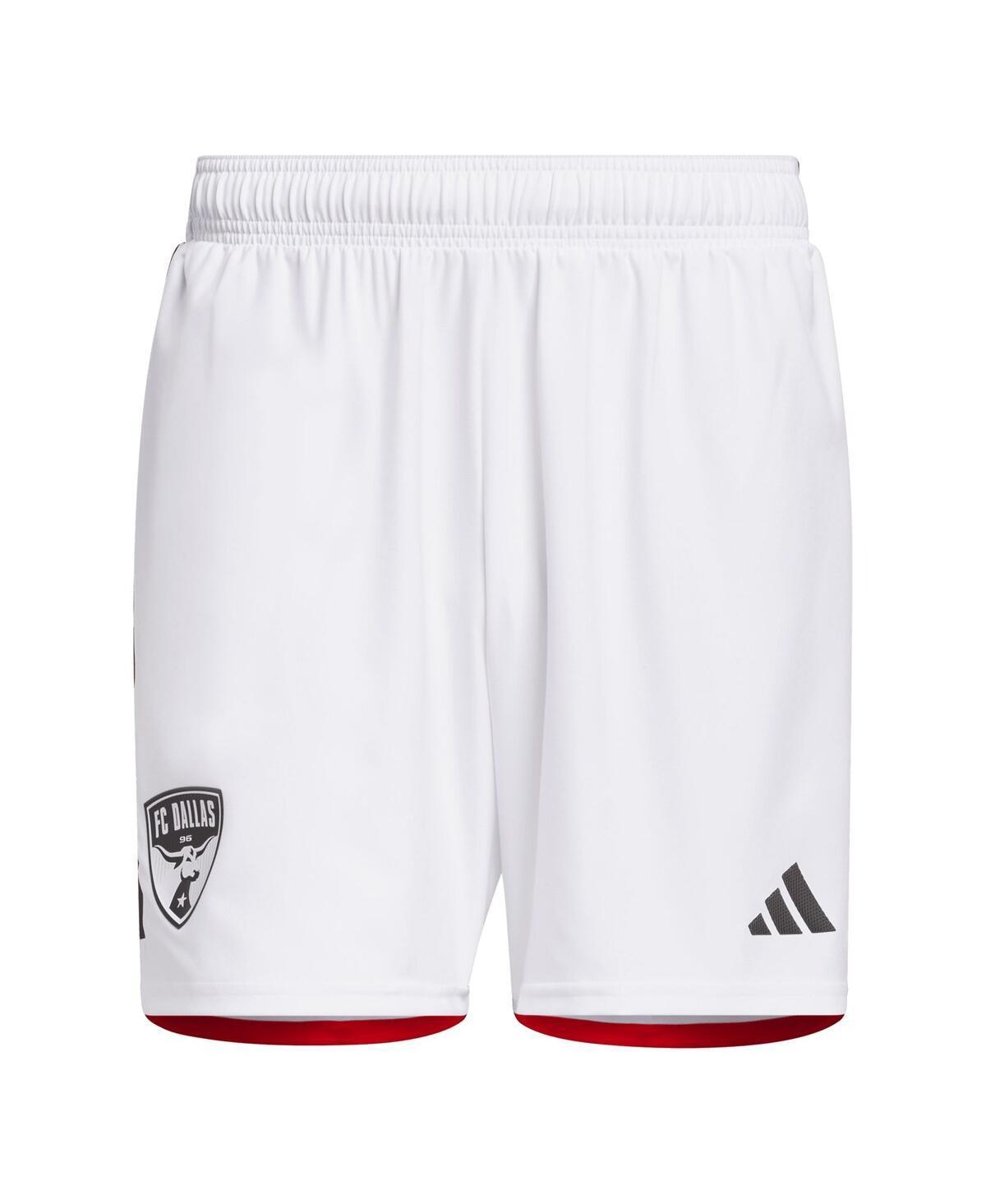 Mens adidas White FC Dallas 2023 Away AEROREADY Authentic Shorts Product Image